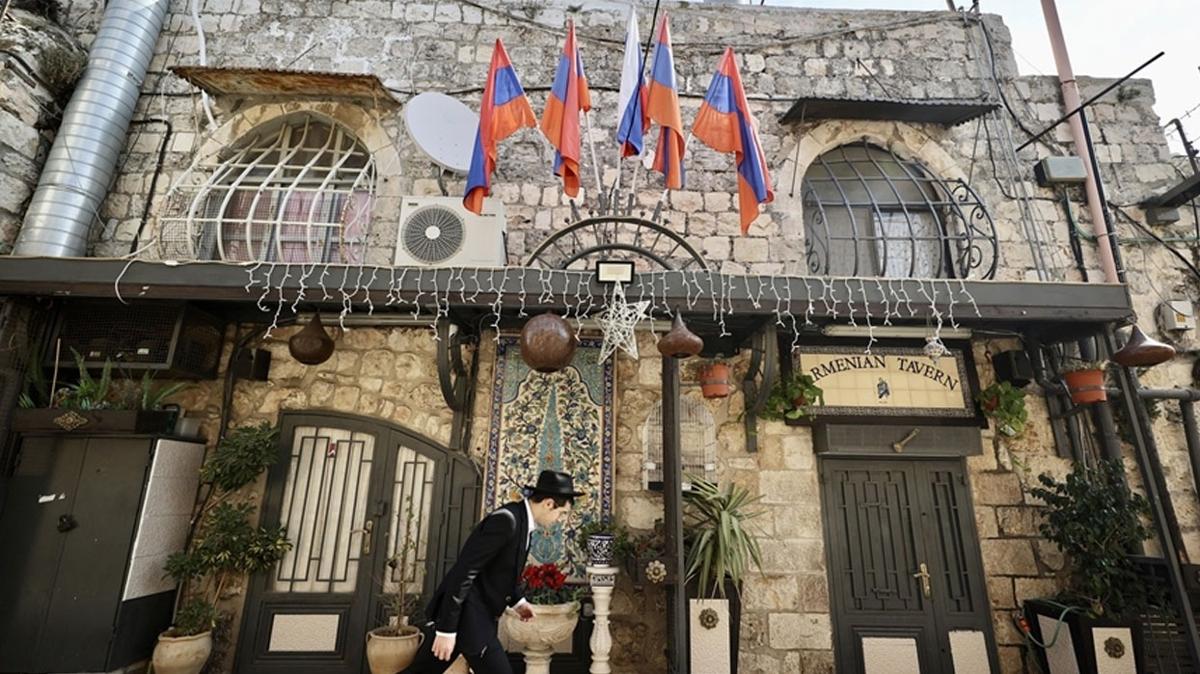 Fanatik Yahudiler Ermeni Patrikhanesine saldrd