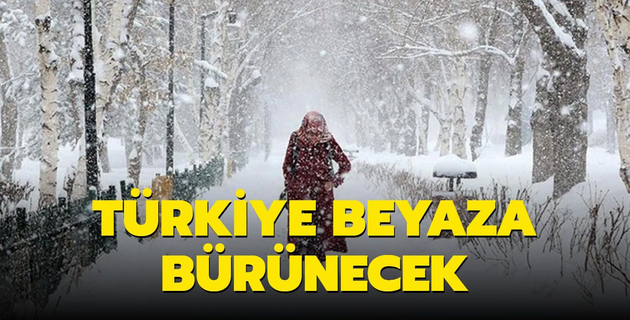 Hava durumu raporu gncellendi! Trkiye beyaza brnecek: stanbul ve 42 il iin kar alarm