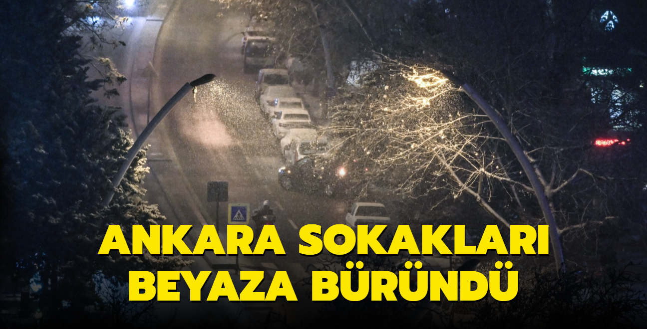 Ankara sokaklar beyaza brnd