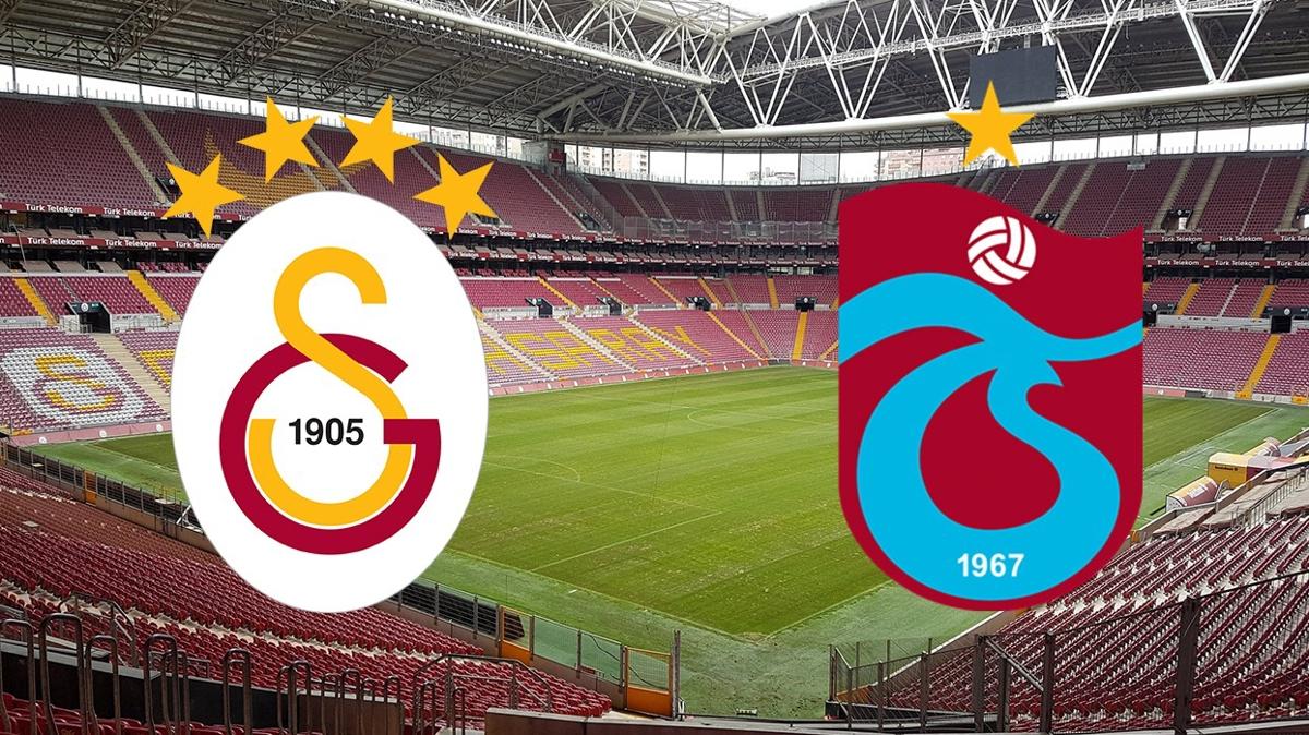 Galatasaray ve Trabzonspor 135.kez kar karya geliyor