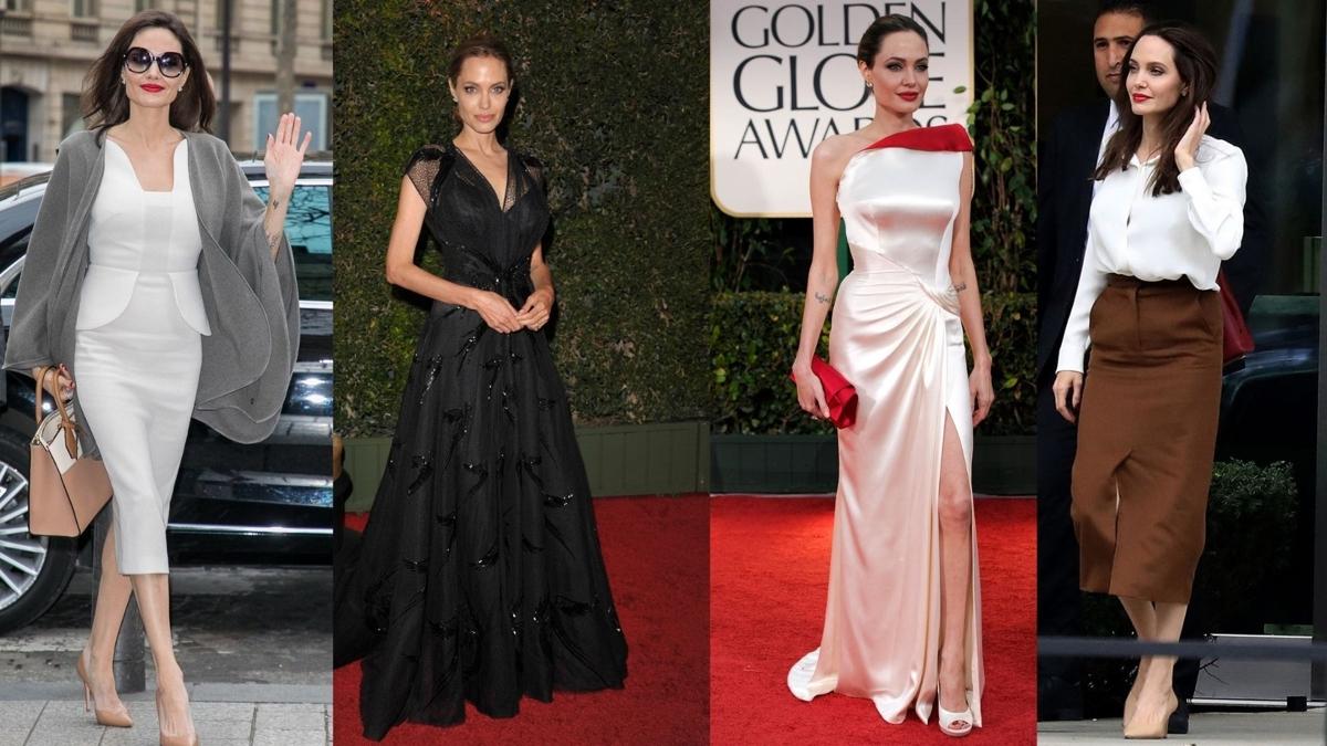 47 yanda Angelina Jolie'nin genlere ta karan modas! Her an topuklularyla