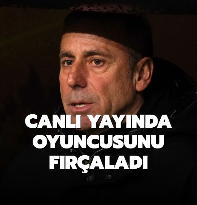 Abdullah Avc canl yaynda oyuncusunu fralad: "Ne gerek var!"