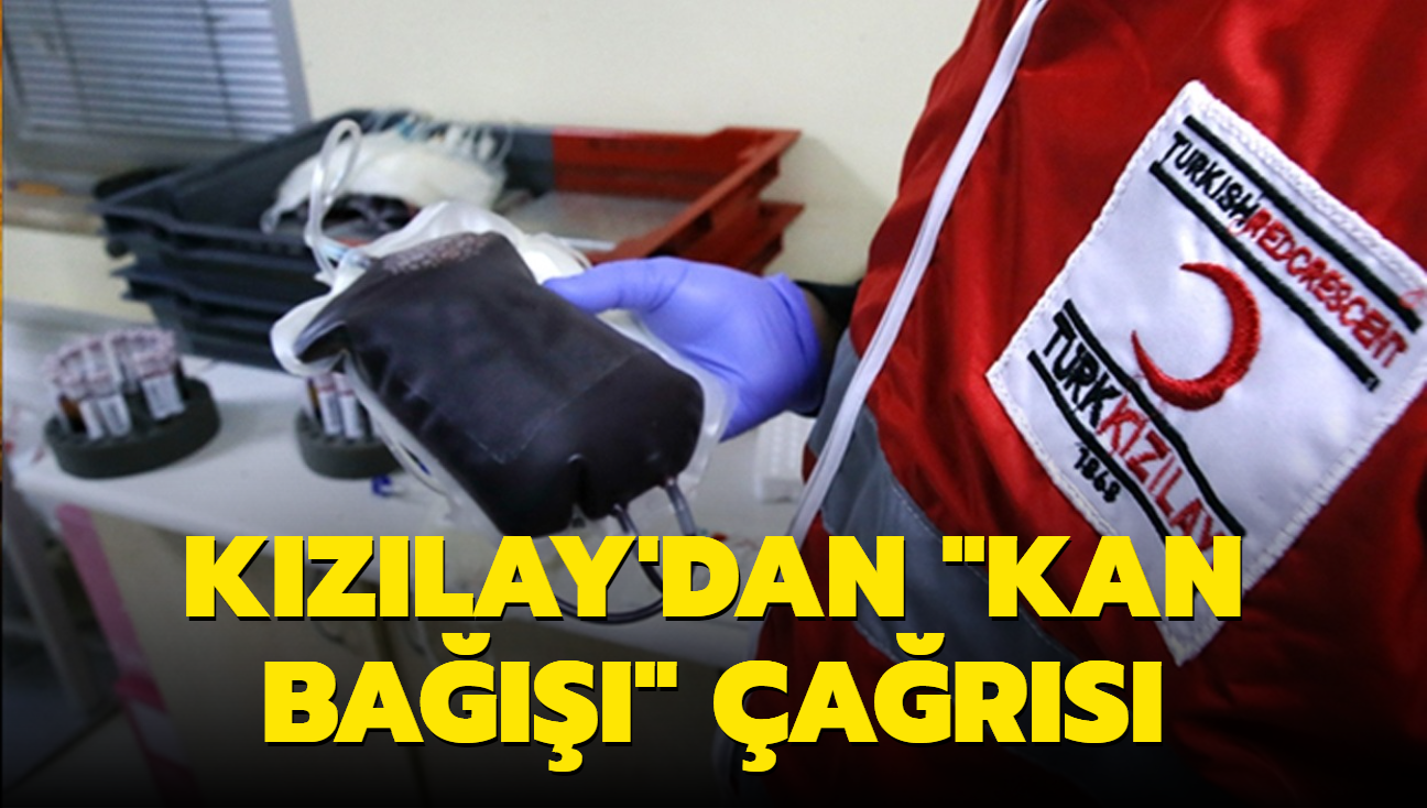 Kzlay'dan deprem blgesi iin "kan ba" ars