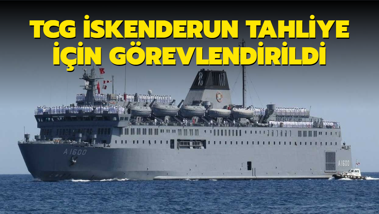TCG skenderun gemisi yarallar Mersin'deki hastanelere sevk edecek