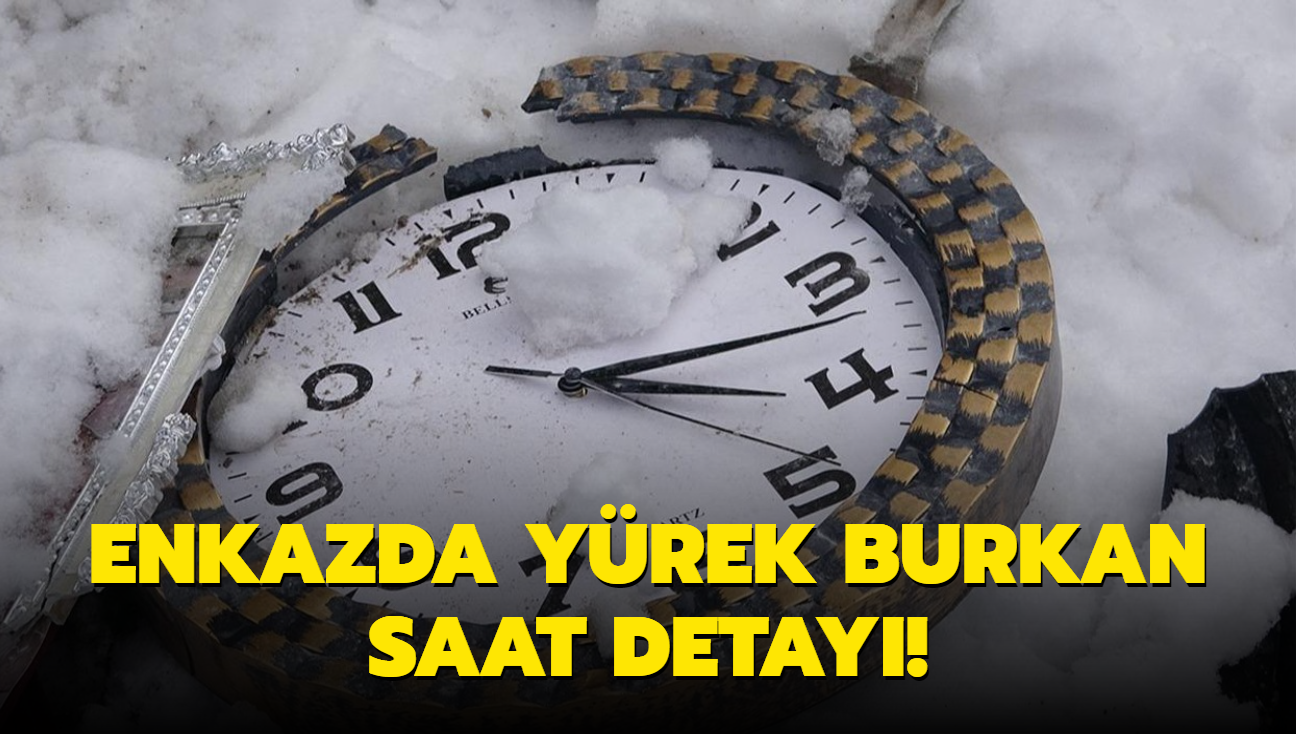 Deprem sonras enkazda yrek burkan saat detay!