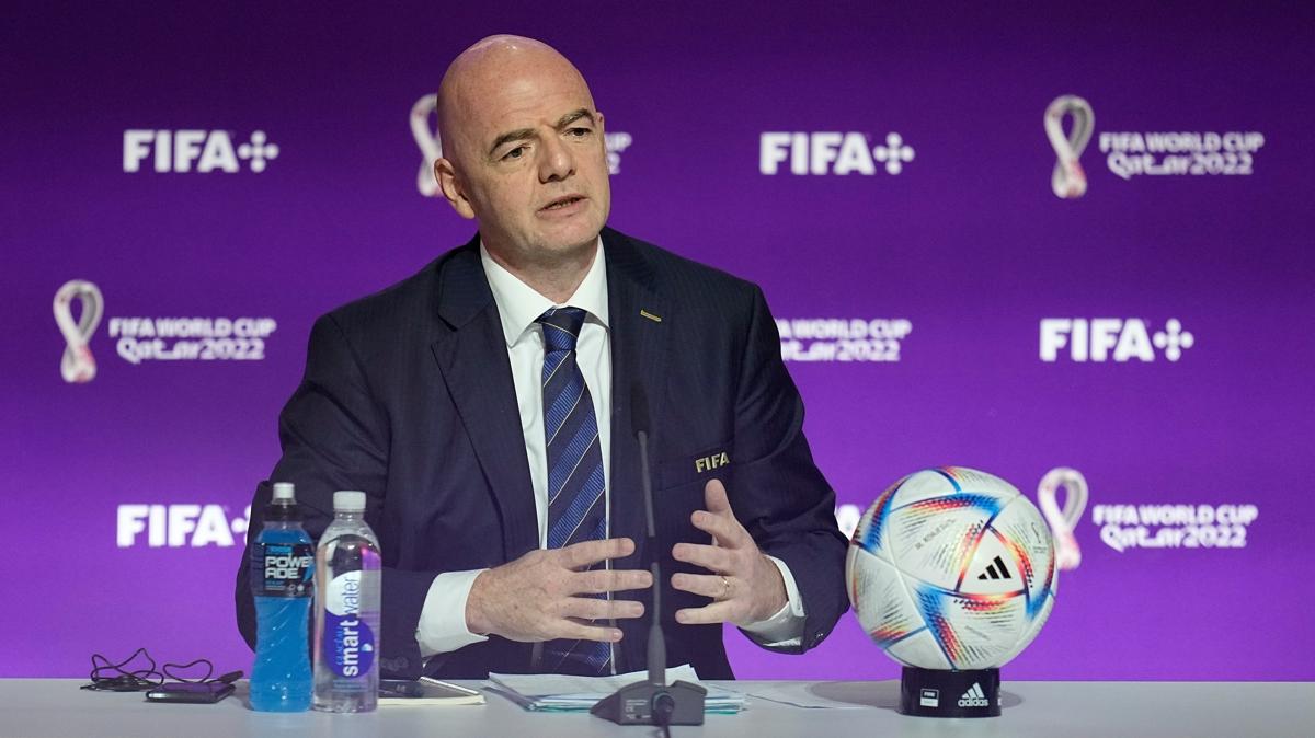 FIFA Bakan Gianni Infantino'dan Trkiye'ye taziye mesaj