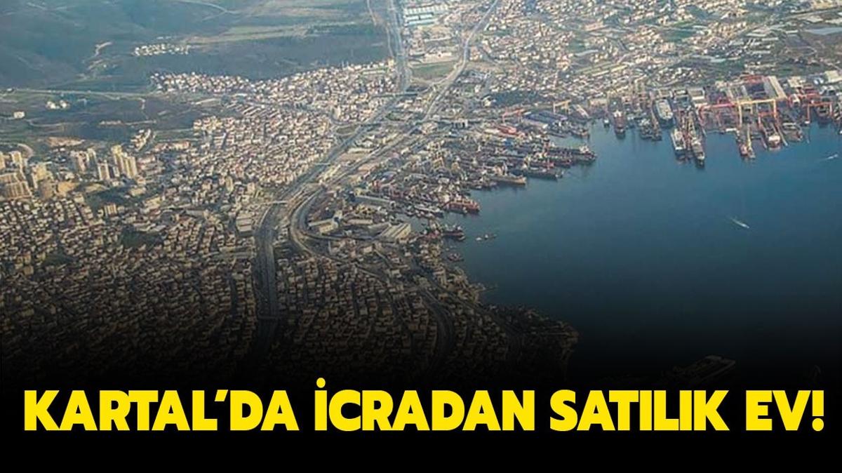 Kartal'da 950 bin TL'ye icradan satlk ev!