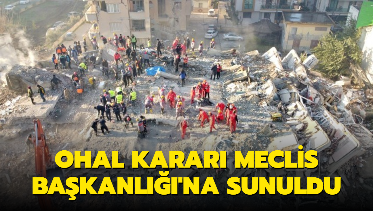 Kahramanmara merkezli 10 ili etkileyen deprem! OHAL karar Meclis Bakanl'na sunuldu