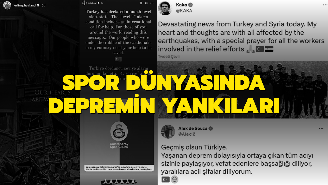 Spor dnyasnda depremin yanklar