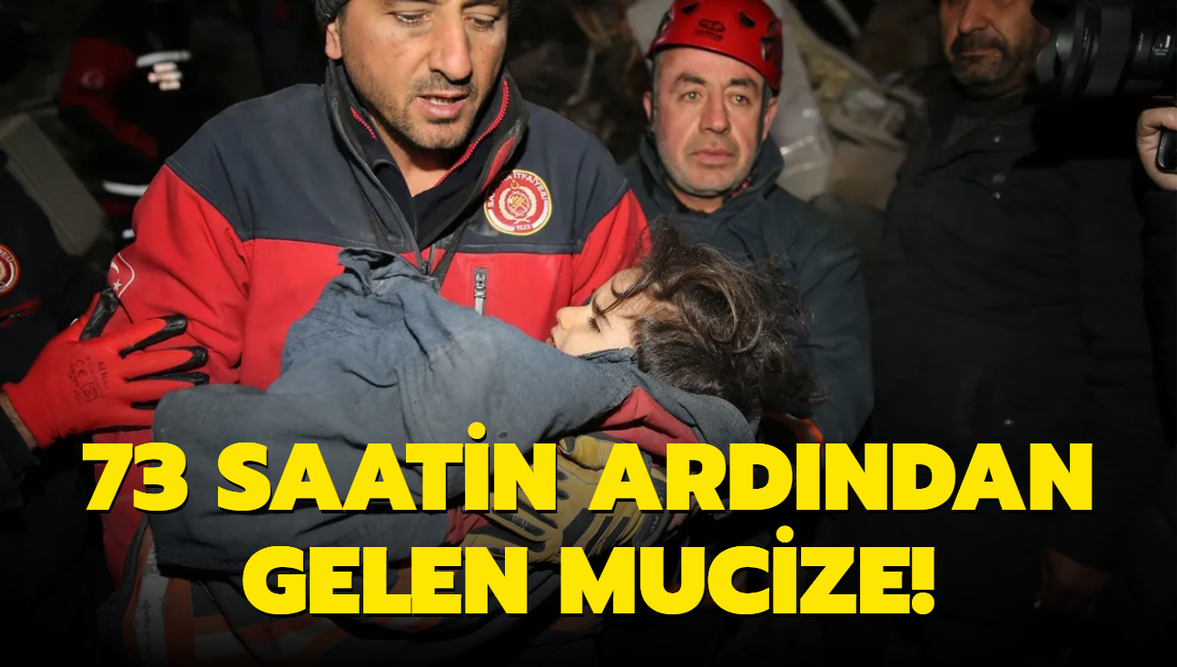 73 saatin ardndan gelen mucize! Ayn aileden 3 kii enkaz altndan kurtarld