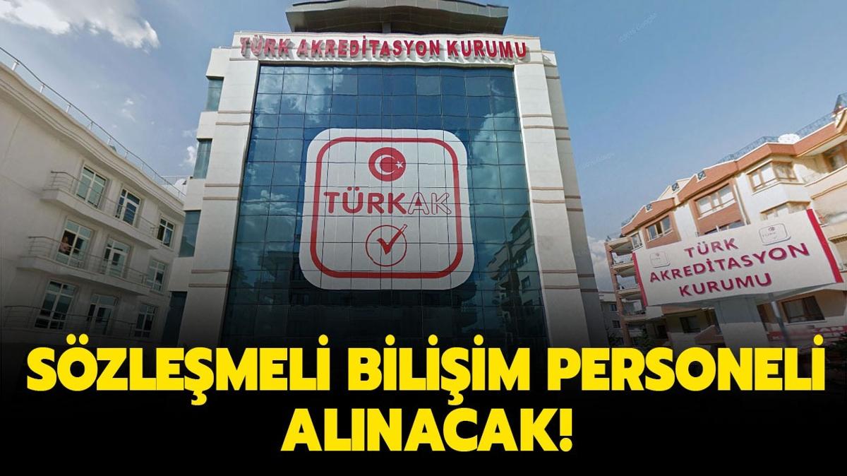 TRKAK Szlemeli Biliim Personeli alacak!