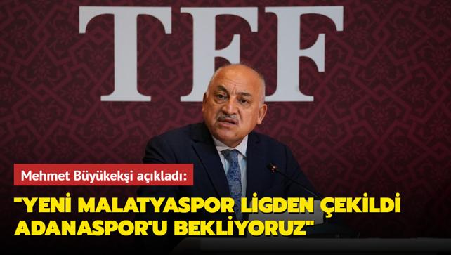 Mehmet Bykeki: "Yeni Malatyaspor ekildi, Adanaspor'u bekliyoruz"