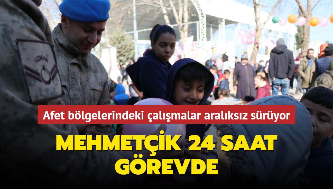 Mehmetik 24 saat grevde... Afet blgelerindeki almalar aralksz sryor