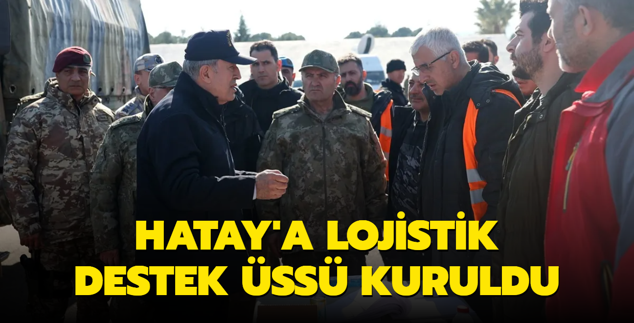 Mehmetik, Hatay'a lojistik destek ss kurdu