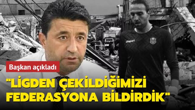 Yeni Malatyaspor kararn verdi: 'Ligden ekildiimizi federasyona bildirdik'