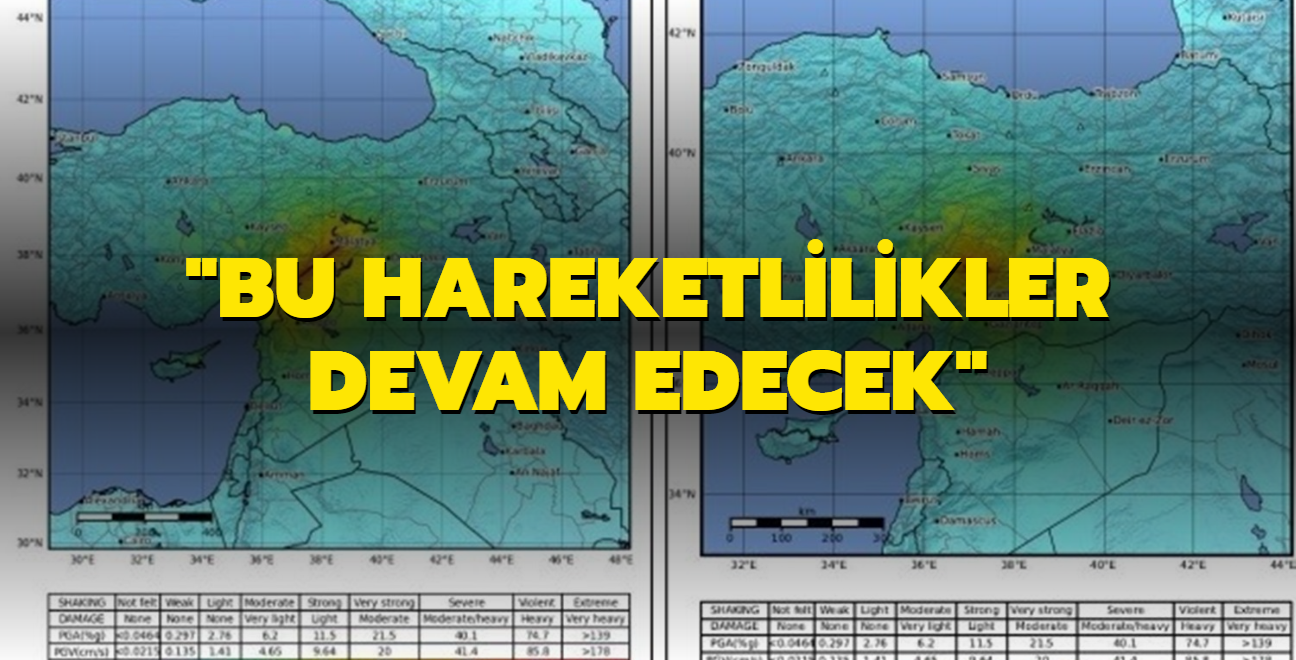 "Bu hareketlilikler devam edecek"