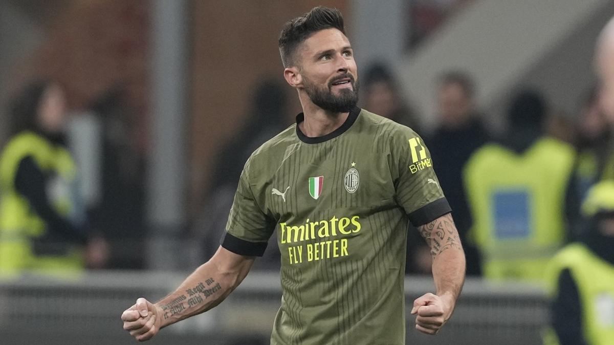 Milan kt seriye Giroud'nun golyle son verdi