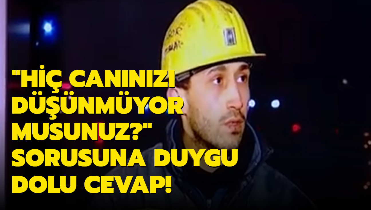 "Hi cannz dnmyor musunuz"" sorusuna duygu dolu cevap