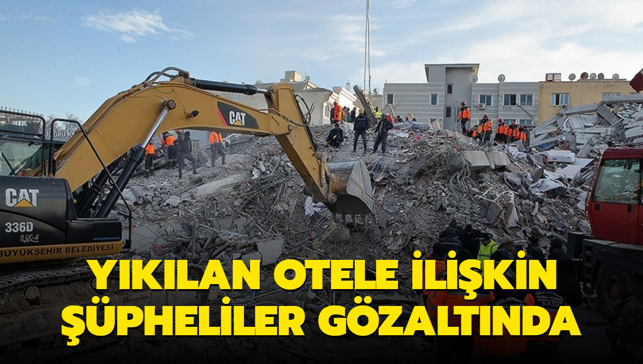 Adyaman'da yklan otele ilikin pheliler gzaltnda