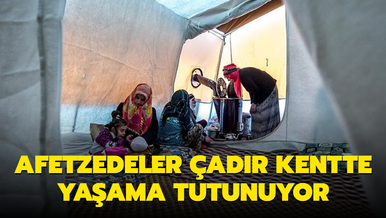 Depremzedeler adr kentte yaama tutunuyor