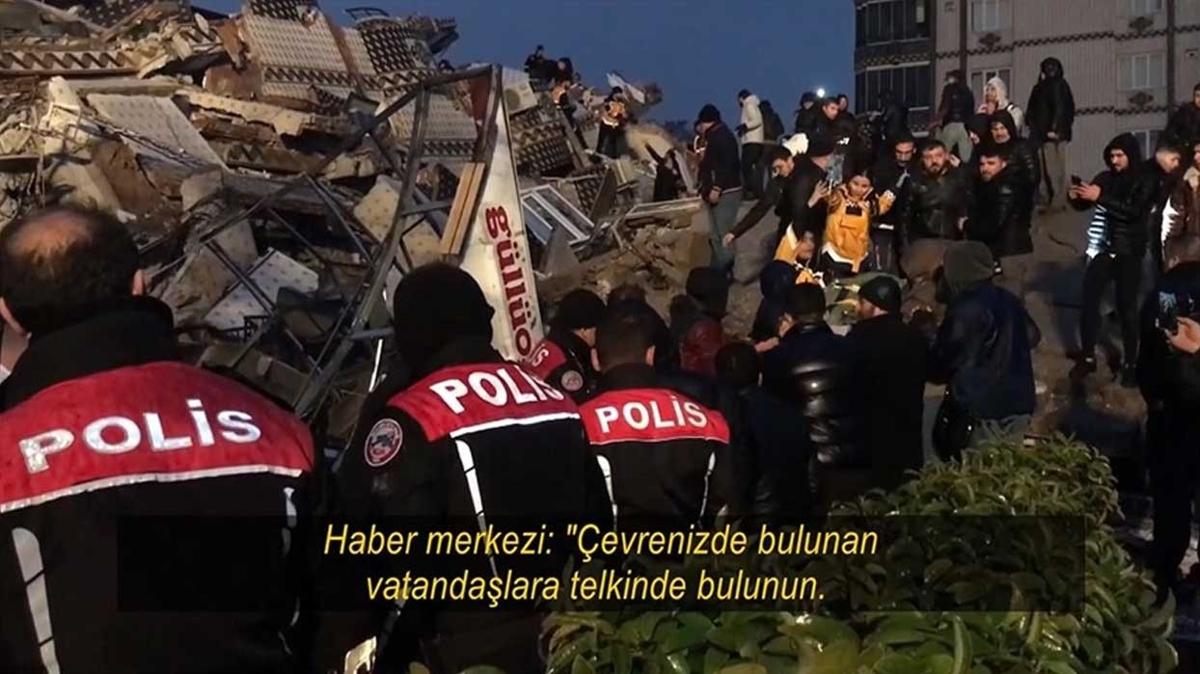 Polisin abas telsiz konumasnda