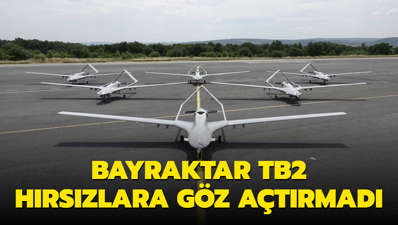 Bayraktar TB2 hrszlara gz atrmad