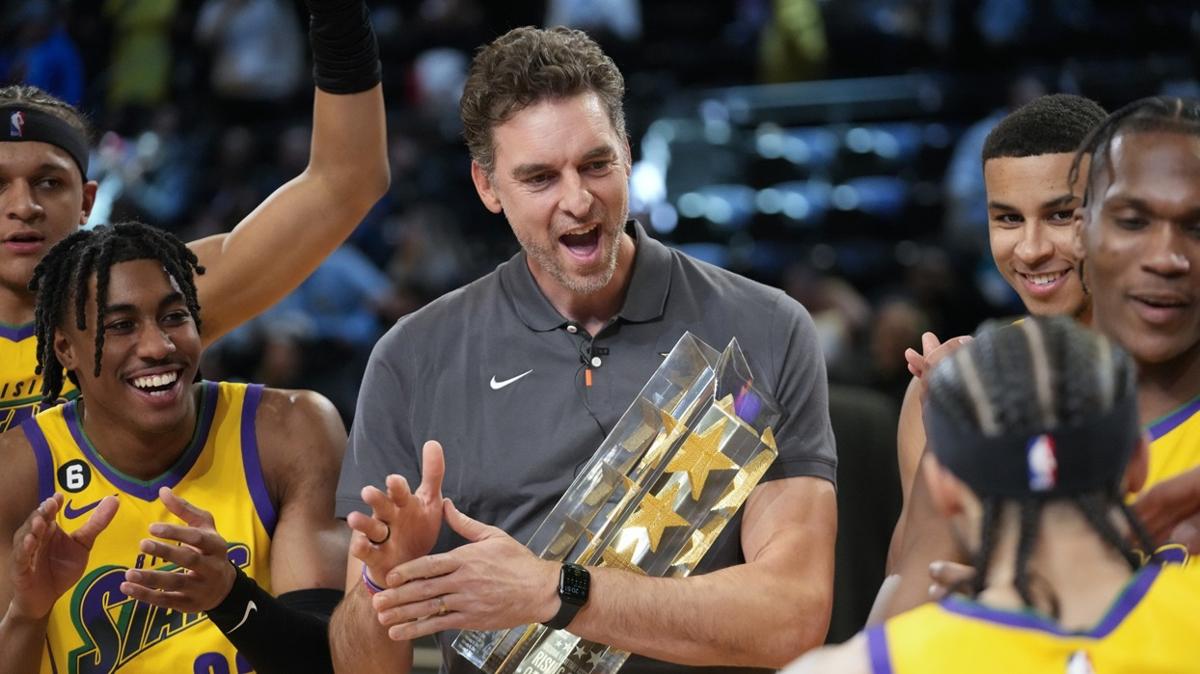 NBA All-Star 2023'n ilk gnndeki organizasyonda zafer Pau Gasol'n takmnn