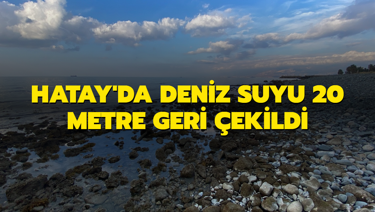 Deniz suyu ekildi