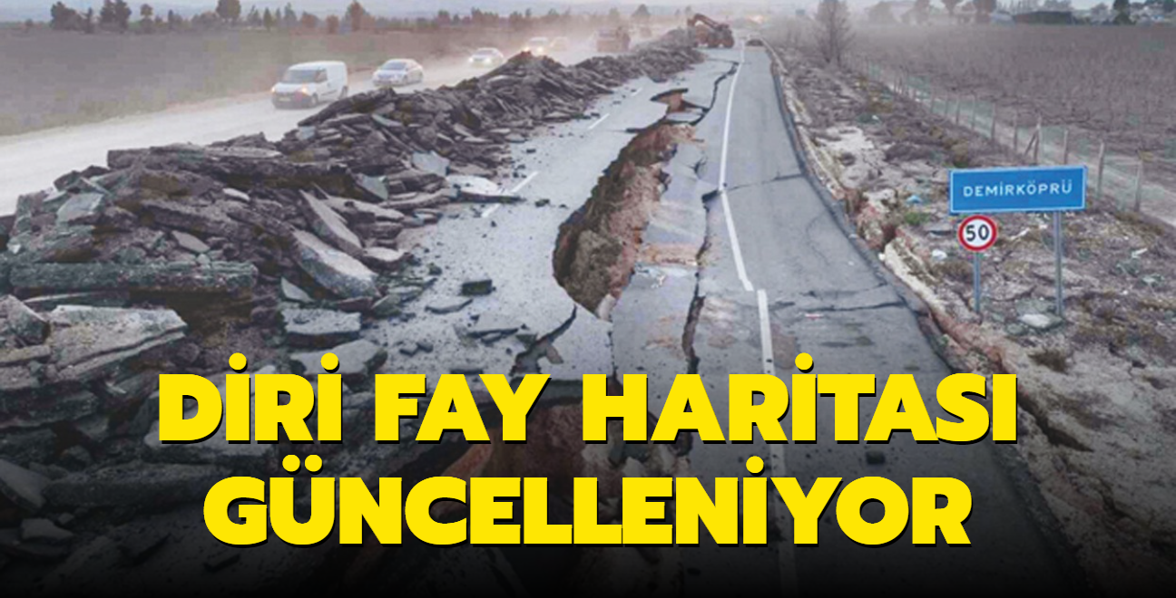 2013 tarihli Diri Fay Haritas gncelleniyor