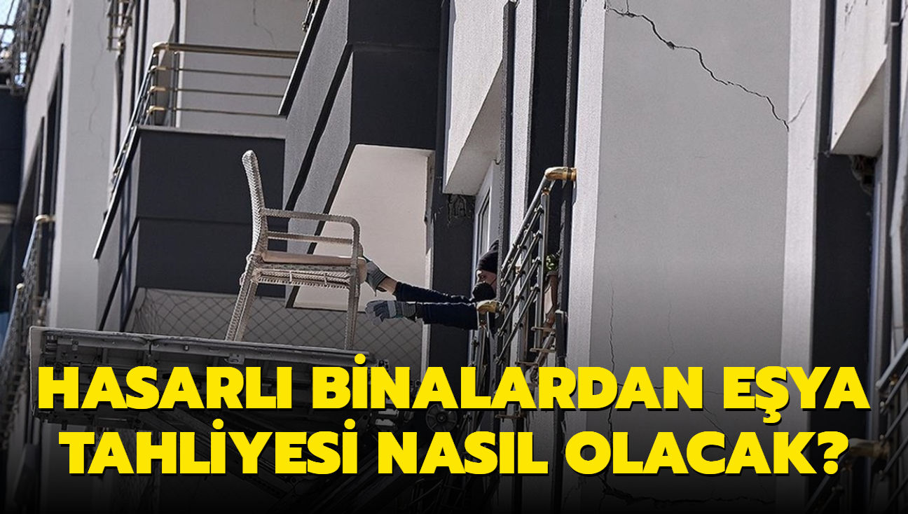 AFAD aklad! Hasarl binalardan eya tahliyesi nasl olacak"