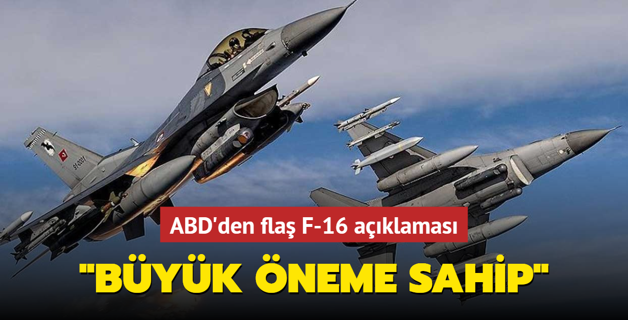 ABD'den fla F-16 aklamas... "Byk neme sahip"