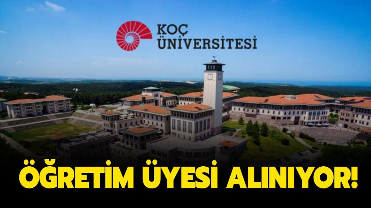 Ko niversitesi retim yesi alyor!