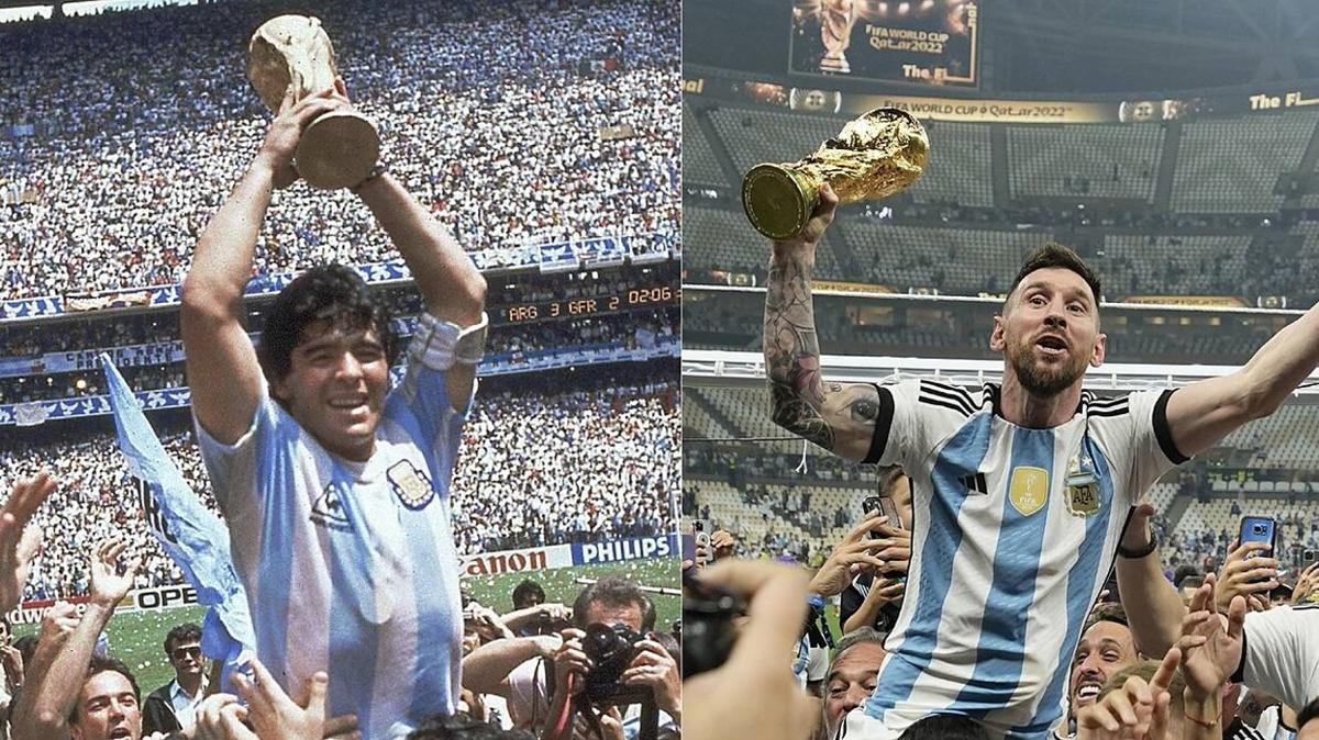 Maradona Messi'den daha iyi! Alman efsanenin aklamalar