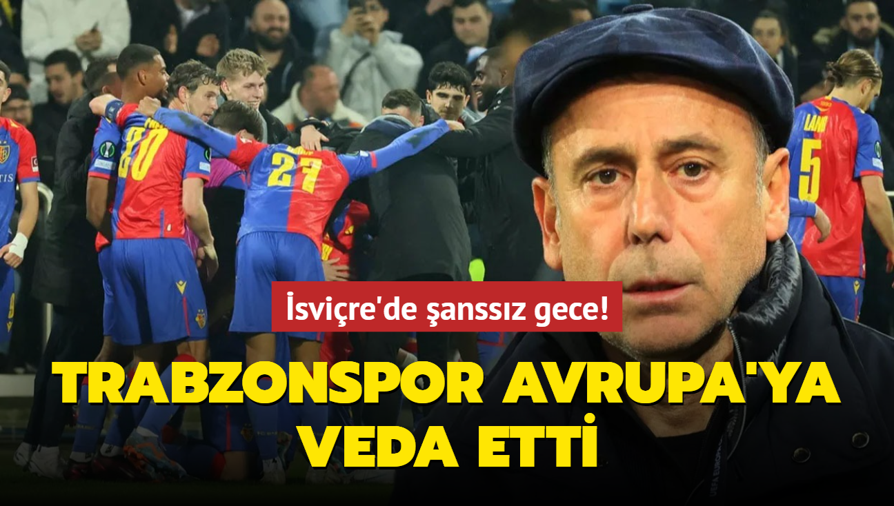 svire'de anssz gece! Trabzonspor Avrupa'dan elendi 