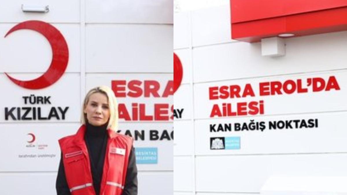 Esra Erol'dan Trk Kzlay ile kan ba kampanyas