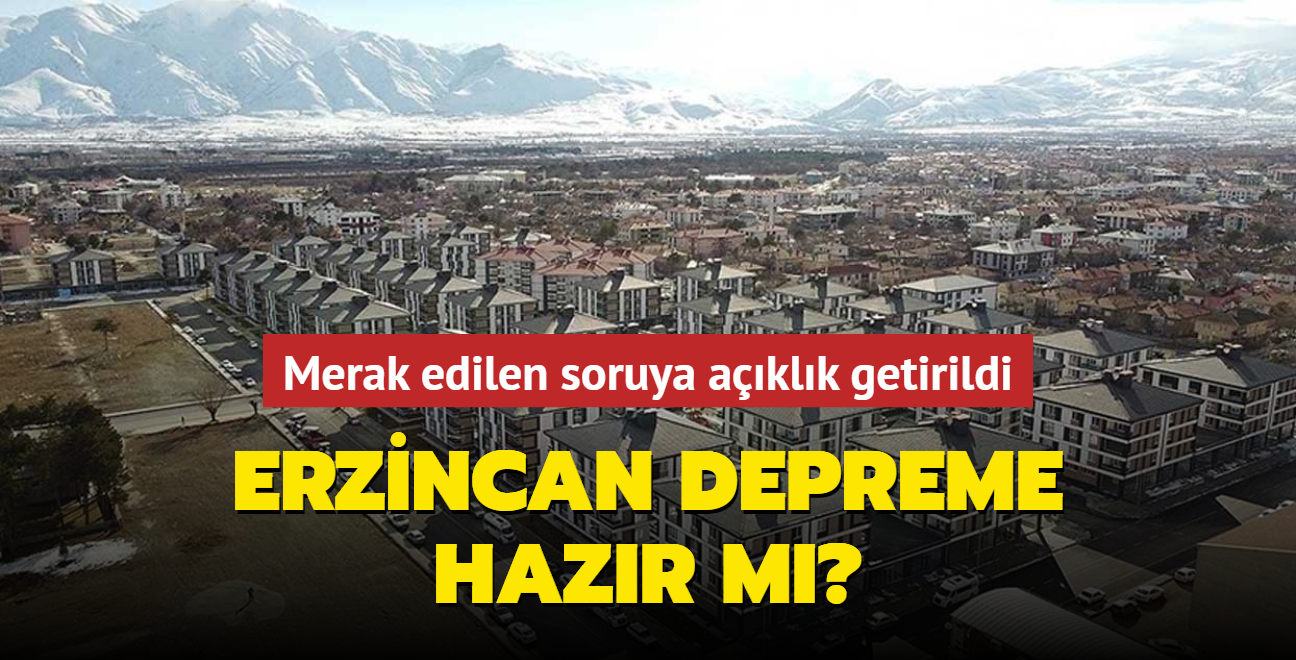 Erzincan depreme hazr m"