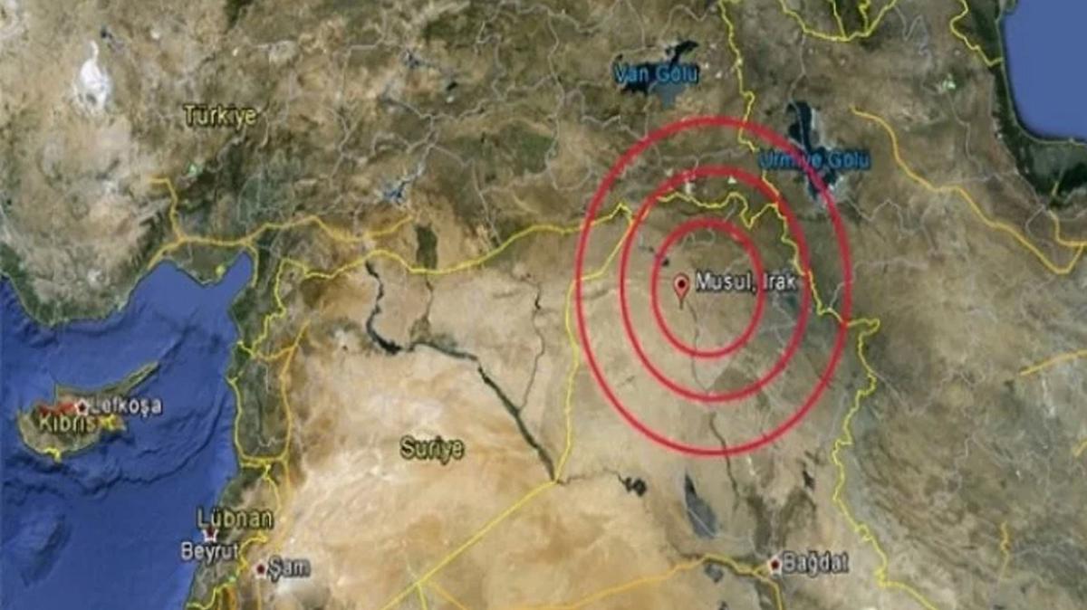 Irak'ta 4.3 byklnde deprem