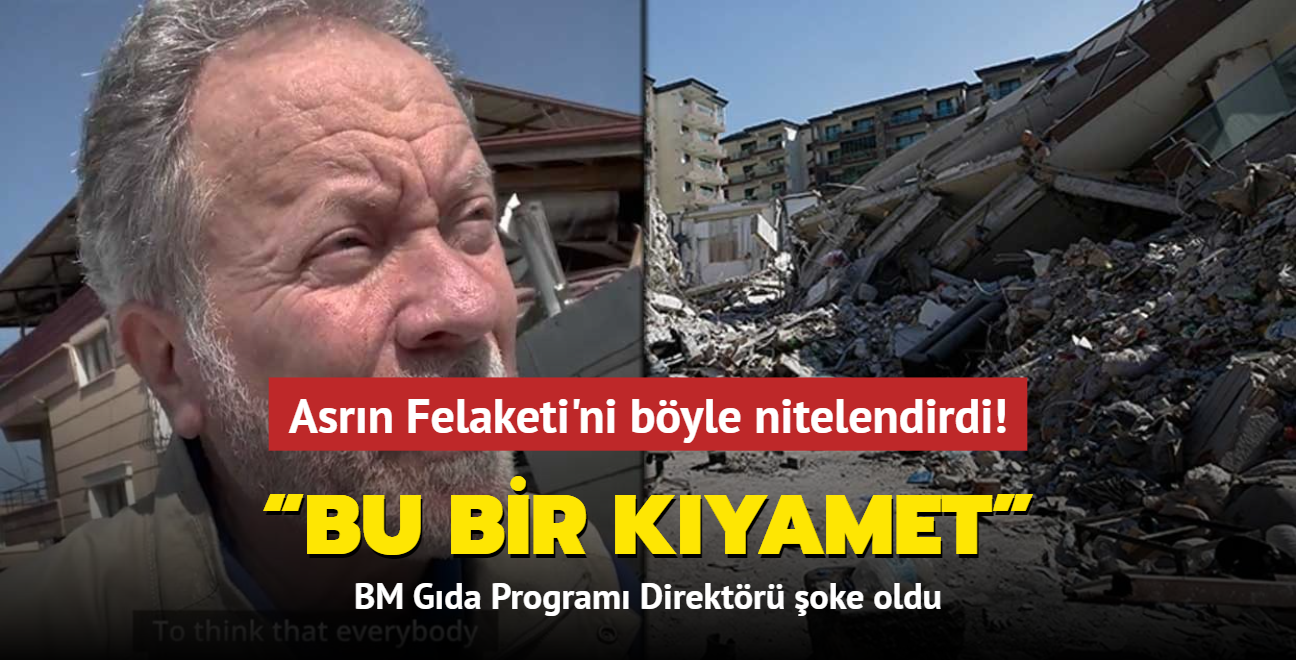 Dnya Gda Program Direktr grd manzara karsnda oke oldu... Bu bir Kyamet