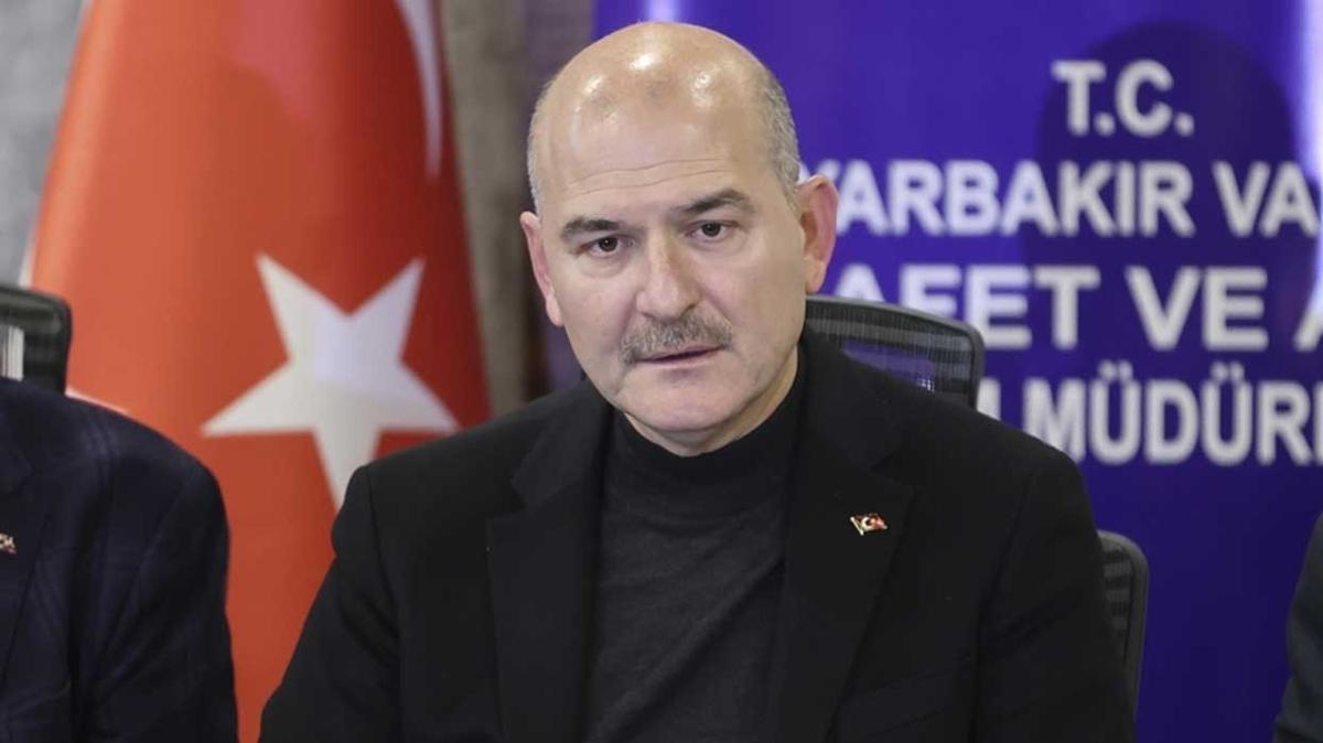 Bakan Soylu'dan 'istifa' slogan tepkisi: Trkiye'nin gvenliiyle ilgili hi kimse bilek greine girmesin, tavsiyem odur