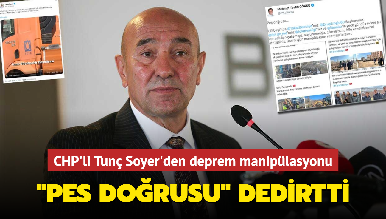Tun Soyer'den deprem maniplasyonu 'Pes' dedirtti