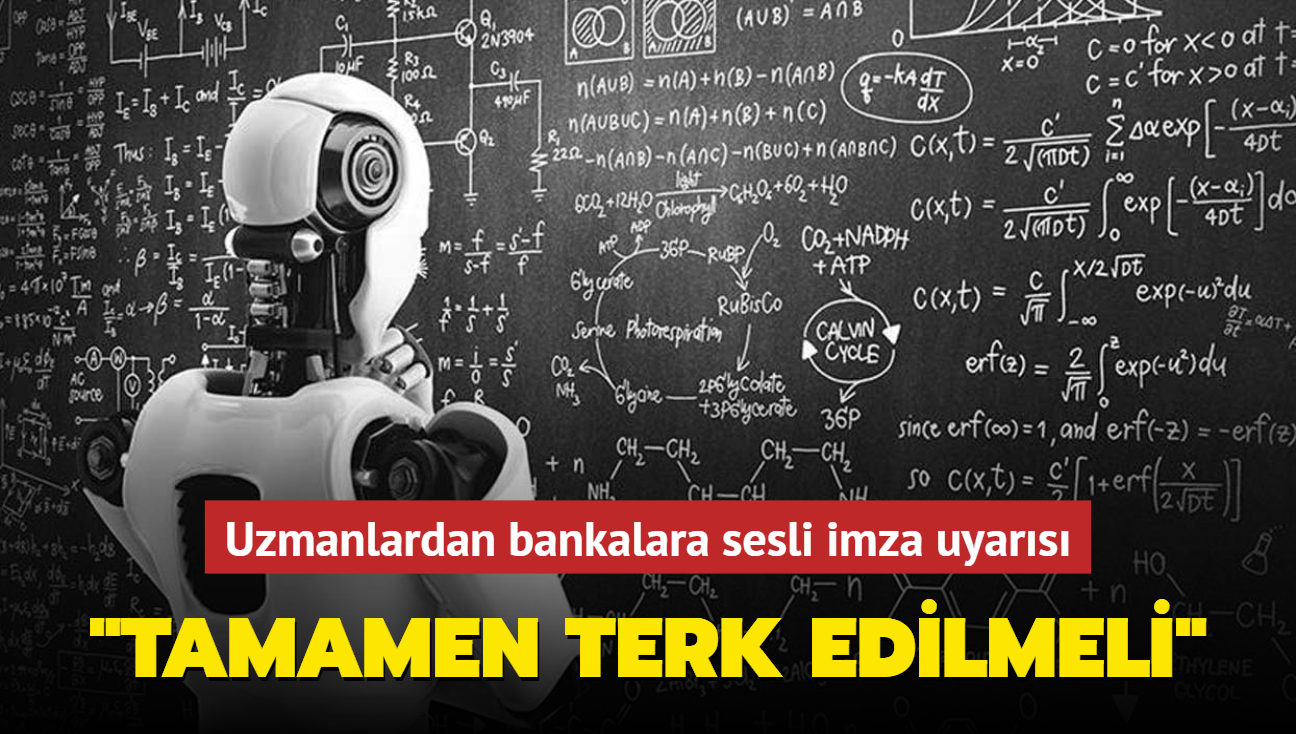 Uzmanlardan bankalara sesli imza uyars... "Tamamen terk edilmeli"