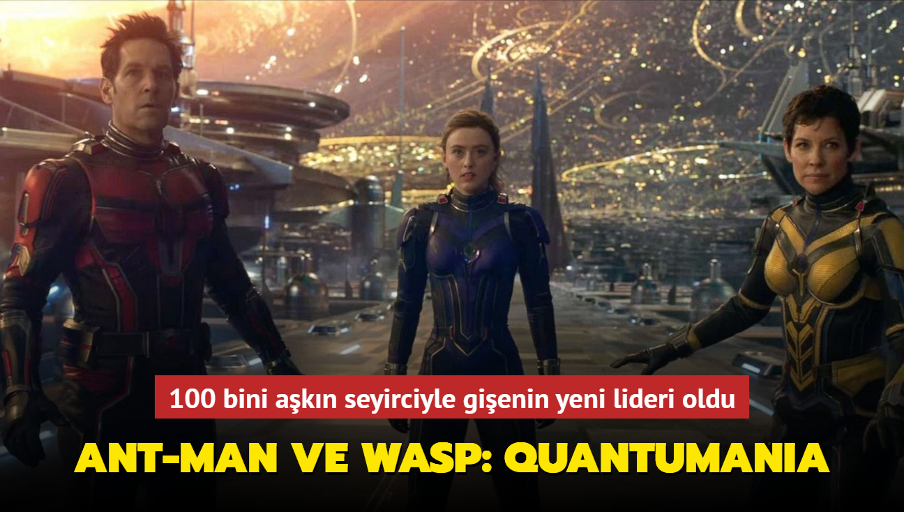 Ant-Man ve Wasp: Quantumania, 100 bini akn seyirciyle gienin yeni lideri