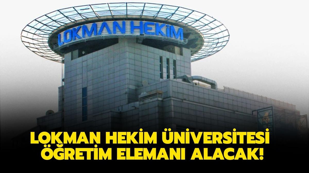Lokman Hekim niversitesi retim yesi personel alm fotoraflar resimleri