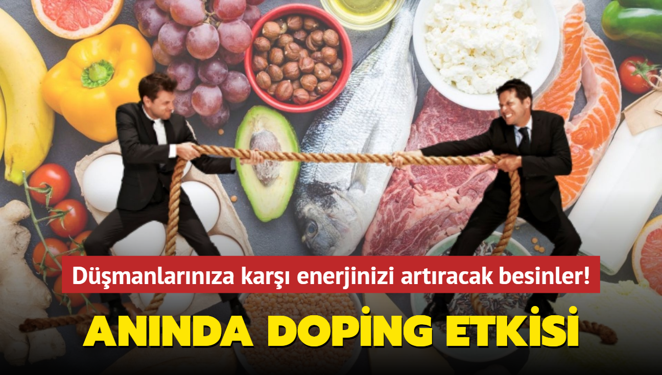 Dmanlarnza kar enerjinizi artracak besinler! Annda doping etkisi