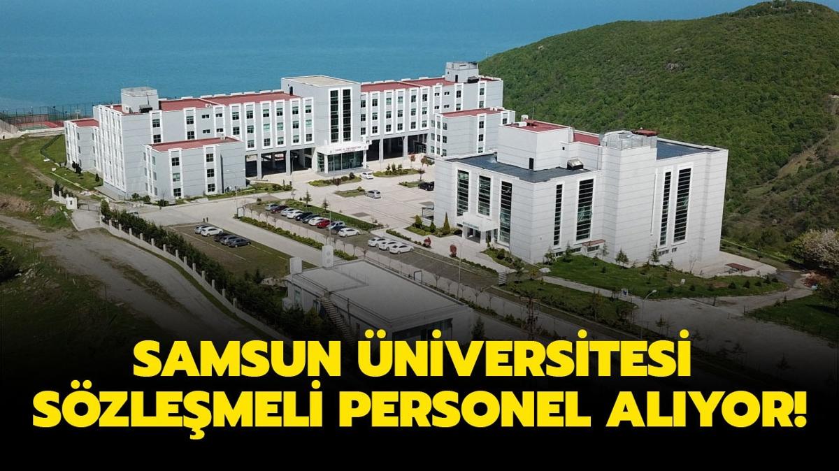 Samsun niversitesi szlemeli personel alyor!