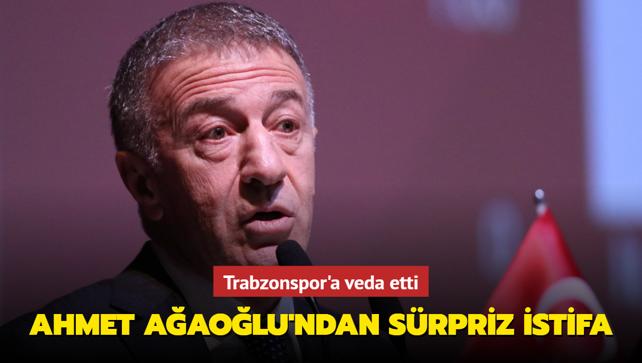 Ahmet Aaolu'ndan srpriz istifa! Trabzonspor'a veda etti