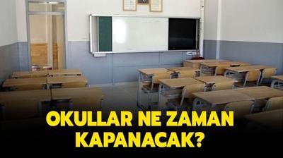 Okullar ne zaman kapanacak? Karne gn ertelenecek mi? 