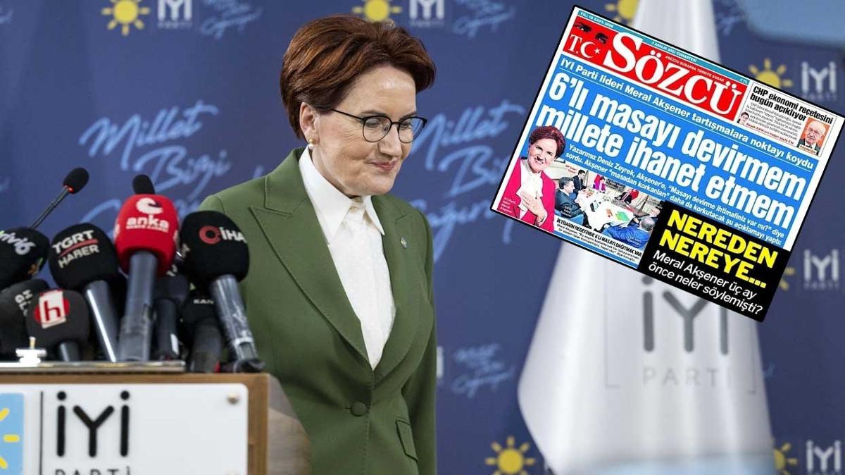 Fonda medyada hsran! Szc Akener'e manetten saldrd: Nereden nereye!