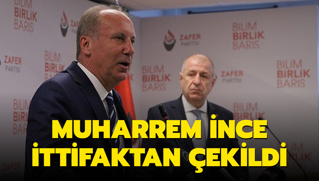 Muharrem nce, ittifaktan ekildi