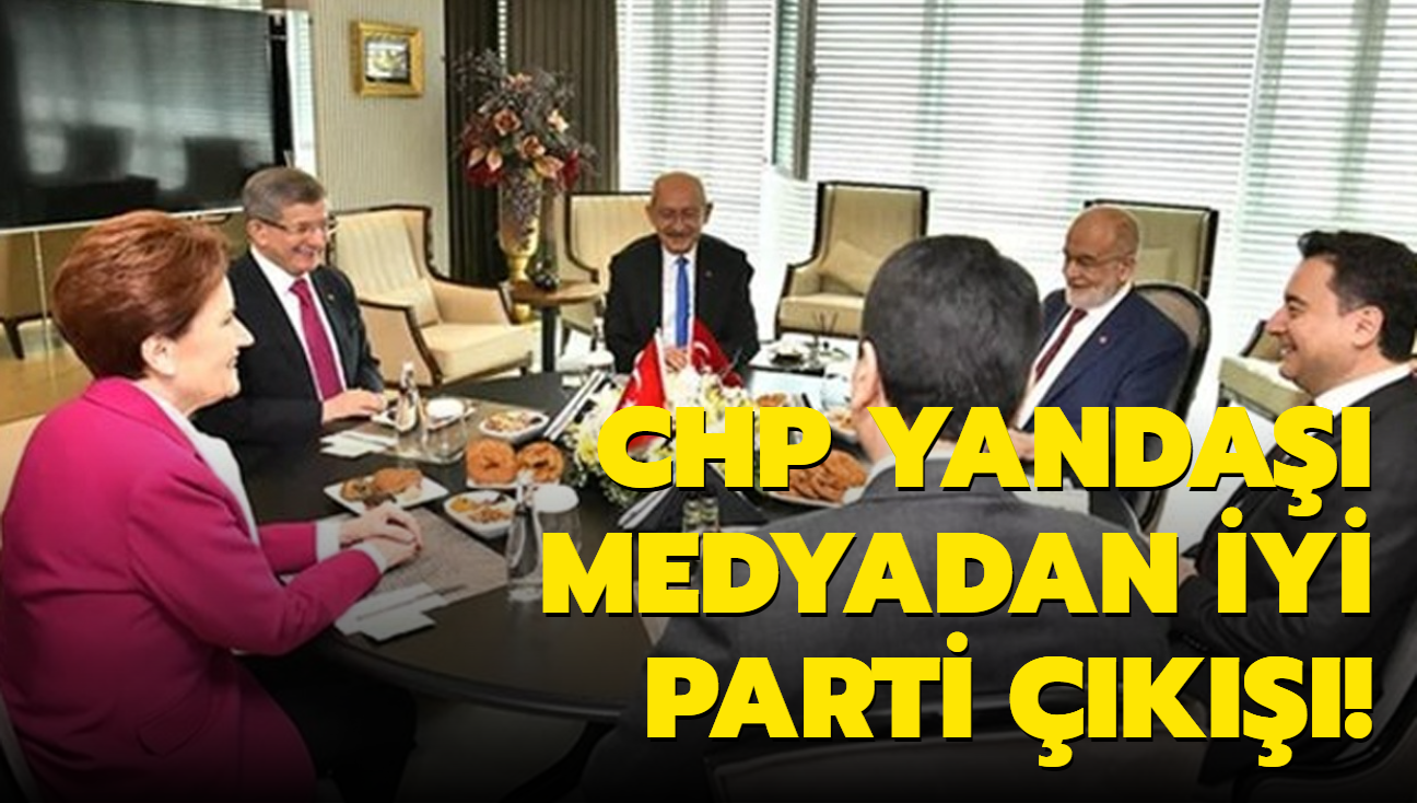 CHP yanda medyadan Y Parti k: Akener, masaya bir daha oturtulmamal